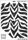 Schablone-Stencil A3 218-0903 Zebra Ornament